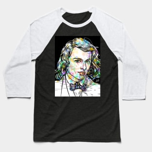 DANTE GABRIEL ROSSETTI watercolor and ink portrait Baseball T-Shirt